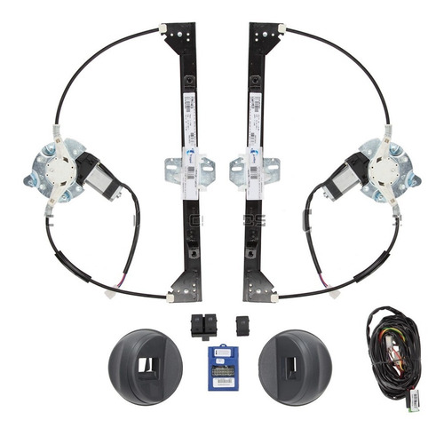 Kit Máquina Levanta Cristal Gol G4 2006 A 2014 3 Puertas