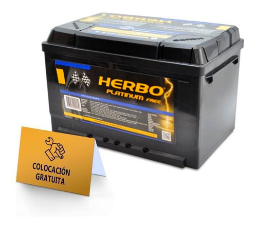 Bateria Herbo 12x75 Platinum Colocacion Gratis Reforzada