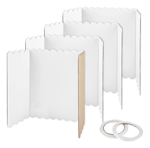 4 Pack Trifold Poster Board Tri Fold Display Presentati...