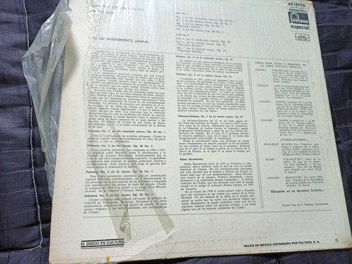 Polonesas De Chopin Disco De Vinilo (Usado)