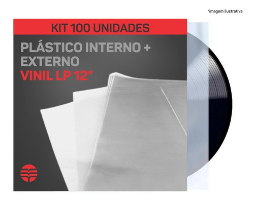 Plastico Vinil Lp 100 - 50 Externos 0.15 + 50 Interno
