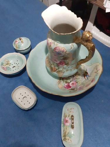 Juego De Toilette De  Porcelana Limoges 