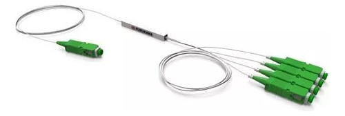Splitter Plc 1x4 Conectorizado Divisor Fibra Óptica Sc/apc.