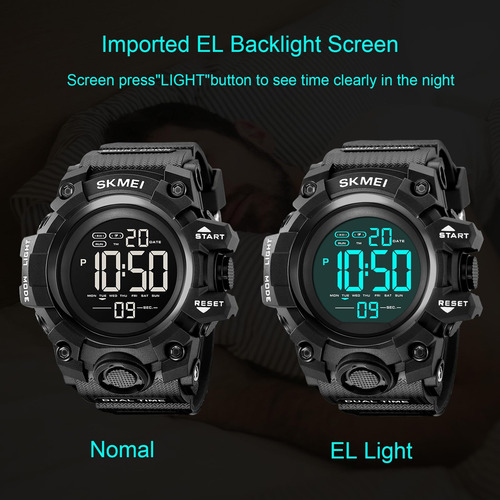 Gosasa Reloj Deportivo Digital De Esfera Grande Para Hombre
