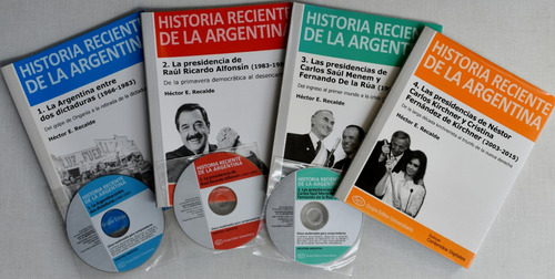 Historia De La Argentina, Héctor Recalde, 4 Vol.+cd, C/tomo