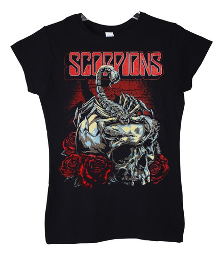 Polera Mujer Scorpions 50th Anniversary Rock Abominatron