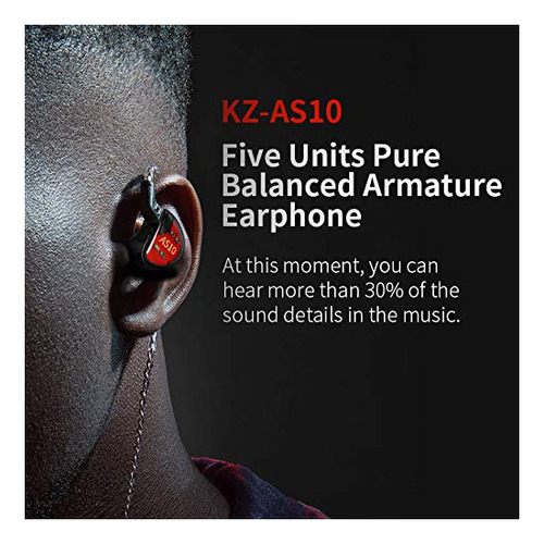 Auriculares In-ear Kz As10 - Auriculares Intrauditivos Con C