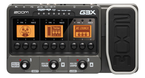 Zoom G3x - Pedalera Multiefectos (Usado)