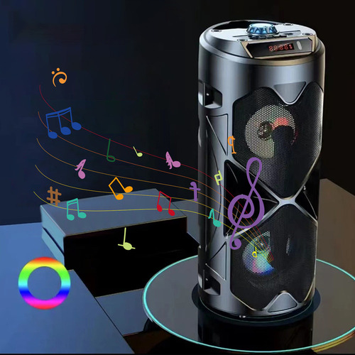 Altavoces Bluetooth, Con Luces, Altavoces De Baile, Enchufe
