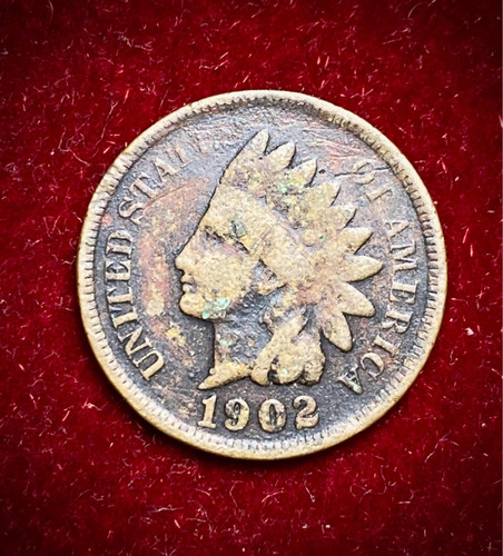 Moneda 2 Centavos Estados Unidos 1902 Km 90 A Indio