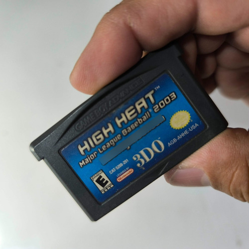 Juego Nintendo Gameboy Gba High Heat Mlb 2003 Colección (Usado)