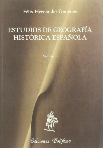 Libro Estudios De Geografía Histórica Española Vol I De Hern