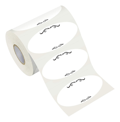 1 Rollo De 500 Pegatinas Enlatadas Con Sellado Delicado