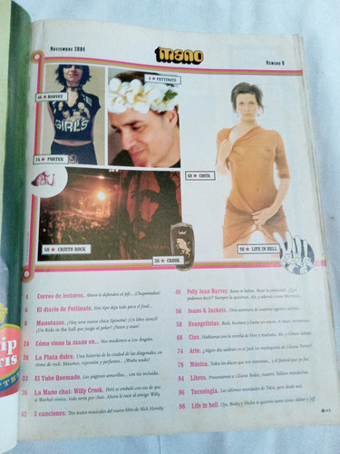 Revista Antigua * La Mano * N° 8 Año 2004 Rock (Usado)