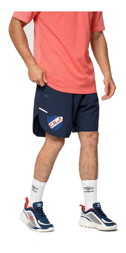 Short Bermuda Umbro Nacional Uruguay Fútbol Adulto Mvd Sport