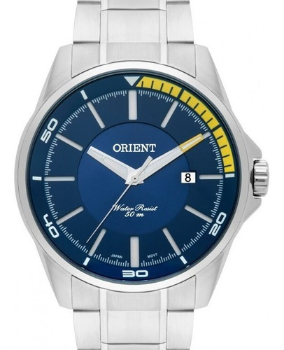 Relógio Orient Masculino Mbss1296 D1sx Azul 