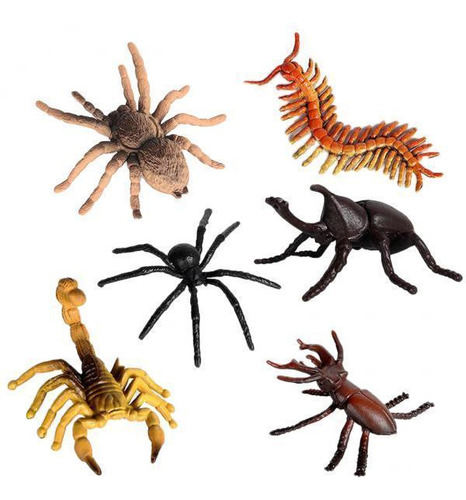 2 Figuras De Insectos De Plástico Variados Insectos Catalpa