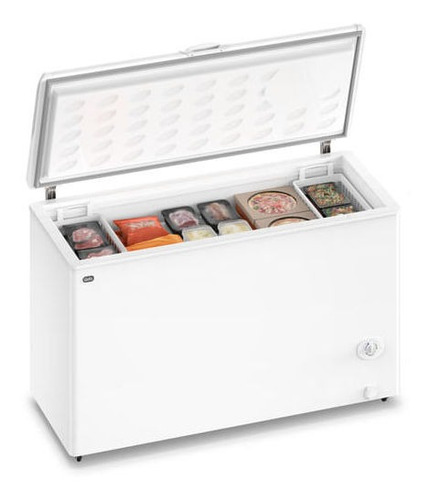 Imagen 2 de 4 de Freezer Horizontal Gafa Blanco Inverter 402lts Fghi400b-xl
