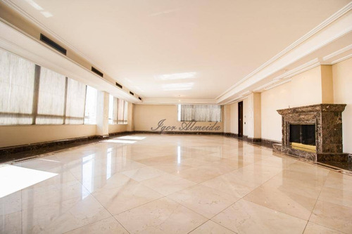 Imagem 6 de 30 de Luxuosa Cobertura Com 4 Dormitórios À Venda, 917 M² Por R$ 10.000.000 - Higienópolis - São Paulo/sp - Co0262