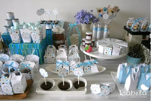 Mesas de dulces para baby shower