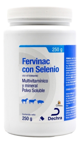 Fervinac Con Selenio 250 G Multivitaminico Y Mineral