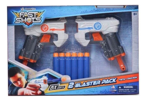 Set De 2 Pistolas De Dardos Fast Shots Universo Binario