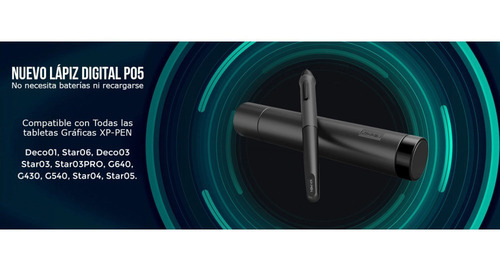 Lápiz Capacitivo P05 Para Tabletas Gráficas Xp-pen