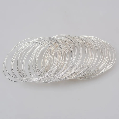 De Aro De Moda 50 Piezas De Brazaletes Apilables