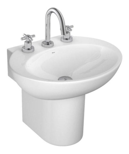 Kit Coluna Suspensa C/lavatório Spot Deca Branco