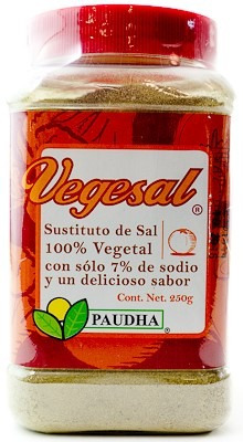 5 Unidades De Sustituto De Sal Vegetal 250 G Paudha