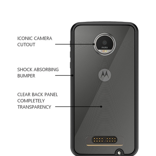 Imagen 5 de 6 de Clear Cover Moto Z2 Play