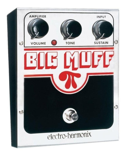 Pedal de efecto Electro-Harmonix Big Muff Pi  plateado