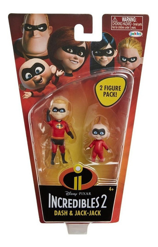 Increibles 2 Jack Jack + Dash Disney Pixar Jakks Pacific 