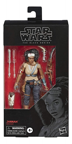 Figura De Acción Star Wars The Black Series Jannah 15 Cm