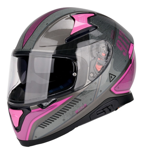 Hax Helmets - Integral Con Doble Certificación Modelo Droid
