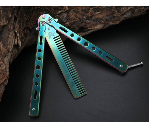 Cuchillo Mariposa Color Práctica Cuchillo Peine De Mariposa