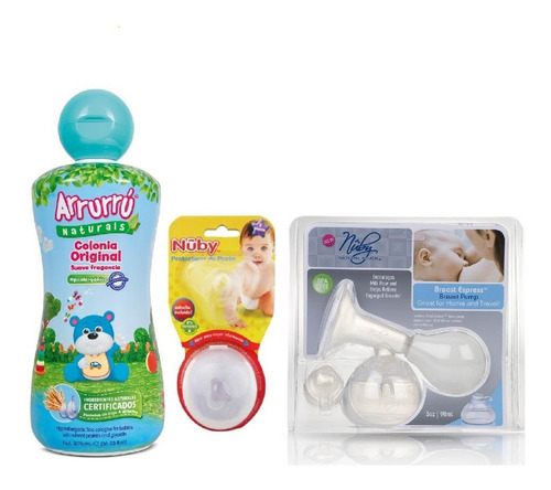 Extractor De Leche +protector De Pezon +colonia Arrurrú
