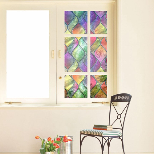 120x58cm Privacidad Ventana Vidrio Película Pegatina D