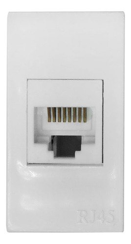 5 Pçs Módulo Tomada De Rede Lan Rj45 8 Fios Cat5e Slim Ilumi