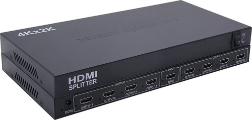 Hdmi Splitter 1x8 Compatible Hd 4k 60hz Hd