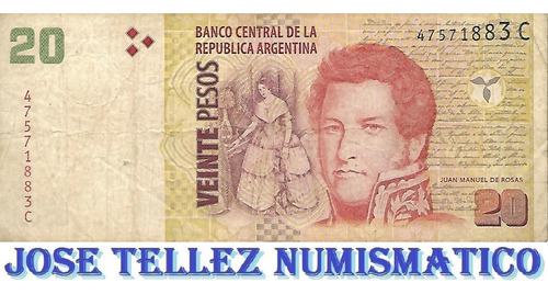 Bottero 3518 $ 20 Pesos Convertible Serie C Bueno Palermo (Usado)