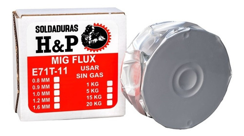 Alambre Mig Flux Core 1.0mm 1kilo Para Soldar Sin Gas