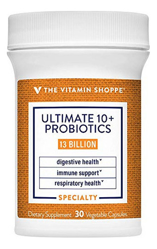 The Vitamin Shoppe Ultimate 10+ Probióticos, 13 Mil Millone