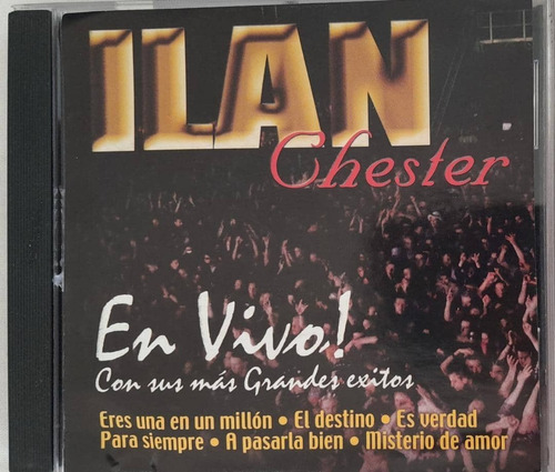 Ilan Chester. En Vivo. Cd Org Usado. Qqf. Ag.