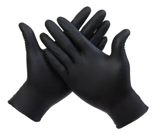comprar Guantes De Nitrilo Color Azul Caja × 100 Talla L , M Bogota