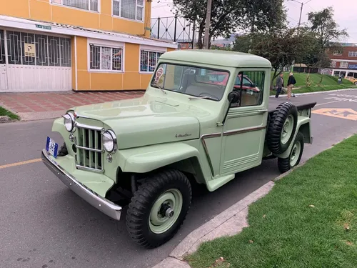 Jeep Willys Pickup De Platon 1963 4x4 Placa Clásico