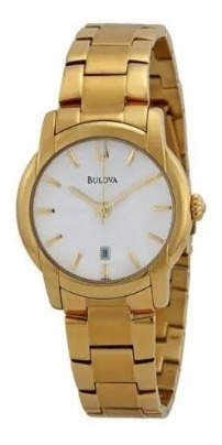 Relógio Bulova Dourado Unissex  Wb21481h Original Novo