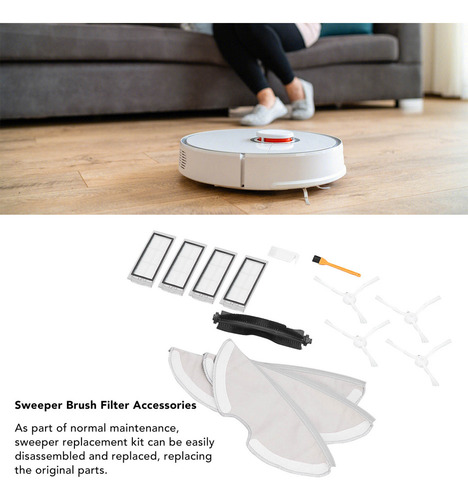 Kit De Repuesto De Robot De Barrido Para Rollo De Barredora