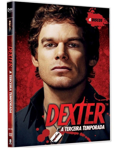 Dvd Dexter A Terceira Temporada Completa 4 Discos