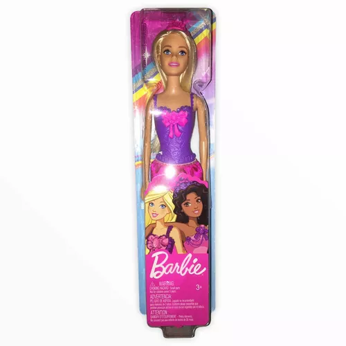 Vestido Barbie Roupa Boneca Princesa Disney Com Coroa Sapato